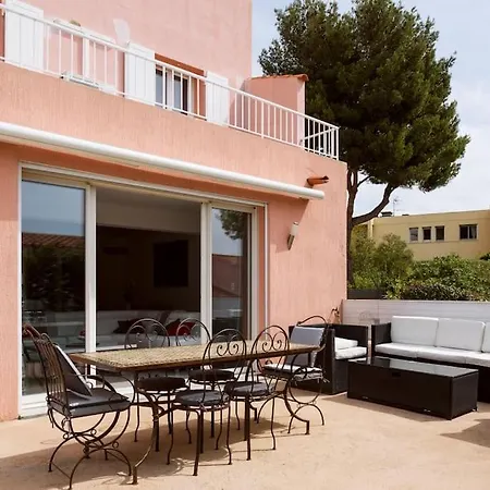 Semesterbostad Maison Climatisee Vue Mer Piscine Privee Plage Bandol